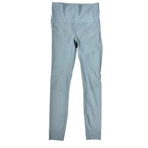 Lululemon Zoned In Tight 27" Leggings Envelope Pocket Blue Cast Size 6